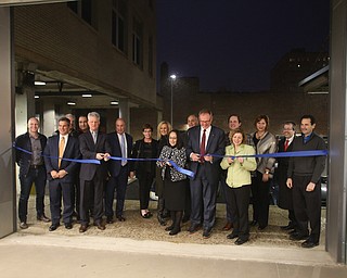 Ribbon Cutting at the grand opening of the new Youngstown Business Incubator building, Monday, Dec. 11, 2017, in Youngstown...(Nikos Frazier | The Vindicator)