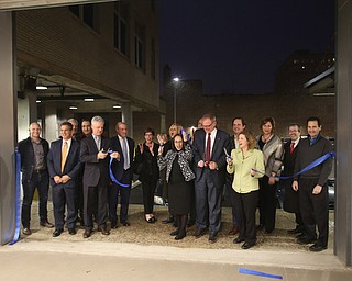 Ribbon Cutting at the grand opening of the new Youngstown Business Incubator building, Monday, Dec. 11, 2017, in Youngstown...(Nikos Frazier | The Vindicator)