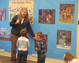 Neighbors | Zack Shively.The Ford Nature Center's "In a Nutshell" program taught the children about what animals eats acorns and how the acorns grow into large oak trees.