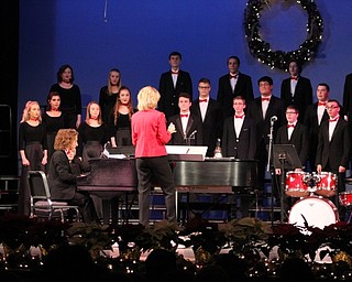 Neighbors | Abby Slanker.The Canfield High School chamber ensemble performed holiday songs, under the direction of choir director Kelly Scurich, at the Choral Music Department’s annual winter concert on Dec. 7.