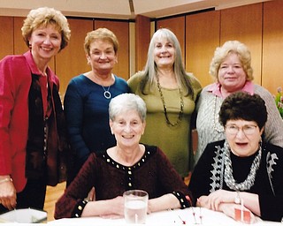 Woodland Garden Club of McDonald recently hosted the Garden Forum’s annual meeting at the Davis Center at Fellows Riverside Gardens. Ellen Speicher and Mary Ann Silvestri presented holiday programs. Above, Woodland club members, seated from left, are Joanie Miles and Loretta Douglas, and standing are Norma Pignanelli, Carol Zajack, Carol Ann Hart and Mary Lou Flere.