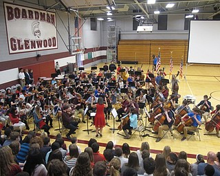 Neighbors | Zack Shively.The Boardman Symphonic band played during the assembly as well. They performed "God Bless America," "Grand Old Flag" and "Patriotic Themes that Stirred a Nation."