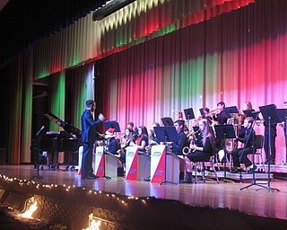 Neighbors | Zack Shively.Austintown Fitch High School had its annual Holiday Jazz Festival in the Fitch auditorium on Dec. 18. The night opened with the middle school jazz ensemble directed by Jeremy McClaine. They are pictured playing "Holiday Jam."