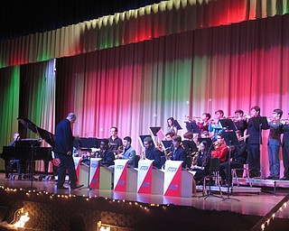 Neighbors | Zack Shively.The high school's jazz ensemble 1 ended the Holiday Jazz Festival. Pictured, the band played "Jazzin' the World," a rearrangement of Christmas classics done in the styles of other famous musicians, such as Miles Davis.