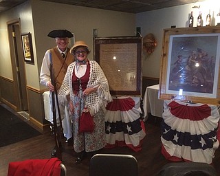 Neighbors | Submitted .Bob and Dorothy Hurd reenacted the parts of American Revolutionary historical figures Lieutenant Jeremiah Greenman and his wife Mary Eddy Greenman at the Salute to Veterans event put on by the Sons of the American Revolution on Nov. 11. Lieutenant Greenman served in the Continental Army from 1775-1783. Bob and Dorothy Hurd are part of the Living History Program.
