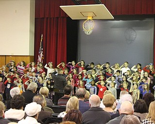 Neighbors | Abby Slanker.C.H. Campbell Elementary School second-graders performed a Veterans Day themed program during the school’s annual Grandparents Day on Nov. 15.