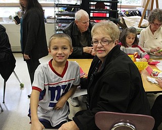 Neighbors | Abby Slanker.C.H. Campbell Elementary School second-grade student Nicky Paul Davis invited his grandmother, Nana, to the school’s annual Grandparents Day where they enjoyed doing an art project together on Nov. 15.