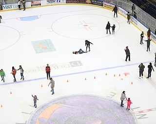 Ice skating during First Night Youngstown, Sunday, Dec. 31, 2017, at the Covelli Centre in Youngstown. ..(Nikos Frazier | The Vindicator)