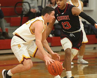 William D. Lewis The Vindicator Mooney's Johnny Murphy33 drive around JFK's  Hyland Burton(13.)