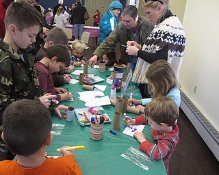 Neighbors | Zack Shively.At the Boardman library's Nutcracker party, the children made their own Nutcracker doll. Librarian Jennifer Kuczek played music from "The Nutcracker" ballet during the party.