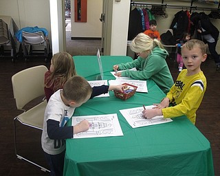 Neighbors | Zack Shively.Each of the stations librarian Jennifer Kuczek organized had a Nutcracker theme to them. For example, the station pictured was called "Color the Nutcracker."