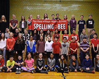 Neighbors | Submitted.Forty-nine Canfield Village Middle School students in grades five through eight competed in the school’s annual spelling bee on Dec. 21.