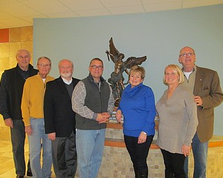 The 12th annual St. Michael Parish Wine Taste will take place from 7 to 10 p.m. Jan. 26 in the church’s Family Life Center, North Broad Street, Canfield. The event will feature wine and craft beers from local distributors and wineries paired with food from Naffah Hospitality. Tickets are $60 and can be purchased at the church hall. Above, committee members from left, are Bill Petro, Mike Fagan, Chuck Wirtz, Gerry Ricciutti, Audrey Geskey, Maxine Gordon and Jim Gordon.