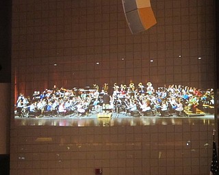 Neighbors | Zack Shively.The Boardman Schools Television Network broadcasted the fifth and seventh grade concert onto the wall of the Boardman Performing Arts Center.