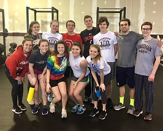 Neighbors | Submitted .Swim and dive team members for Boardman Team Unity Building volunteered at Angels for Animals. Team members who volunteered are (front) Sydney Hull, Mikel Flatley, Anna Oliver, Allysa DiNapoli, Carly Amendola; (back) Jordan Jones, Tyler Williams, Steven Vasko, Callen Aulizia, Teddy Anzevino, Noah Basista and Andy Beichner.