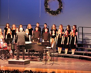 Neighbors | Abby Slanker.The Canfield Village Middle School Canfield Cambiata, comprised of select seventh- and eighth-grade students, then took the stage to perform several selections at the school’s annual winter choir concert on Dec. 5.