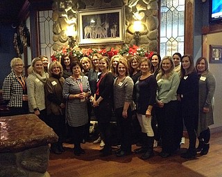 Above are members of the Mahoning Valley Chapter of Polka Dot Powerhouse who recently gathered at the Blue Wolf Tavern for a meeting. Kayla Emanuelson, Certified Public Accountant at Schroedel, Scullin and Bestic, a CPA and business-advisory firm located in Canfield, was the guest speaker. Emanuelson shared information about the recent tax reform, tax planning, and tips for individuals and businesses. For membership information, call Sandra Barger, Ohio Chapter managing director, at 330-518-5383.