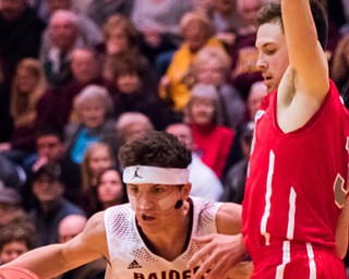 .South range #23 Jaxon Anderson; LaBrae # 3 Aaron Iler