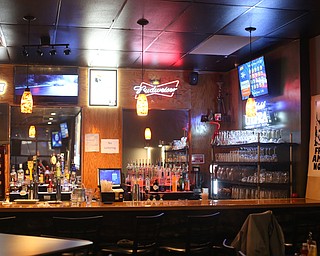 A sign sits in the corner of the bar, Monday, Jan. 22, 2018, at Downtown Circle in Youngstown...(Nikos Frazier | The Vindicator)