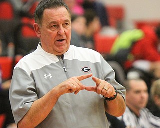 William D. Lewis The Vindicator Girard girls coach Andy Saxon logged his 400th career win against Lakeside 1-22-18  at Girard.