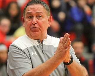 William D. Lewis The Vindicator Girard girls coach Andy Saxon logged his 400th career win against Lakeside 1-22-18  at Girard.