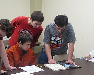 Neighbors | Zack Shively.Teens came to the Boardman library on Jan. 17 to create characters for their upcoming Dungeons and Dragons campaign, Apprentice's Inn. The program was created and is run by teens from the library's Teen Advisory Board.