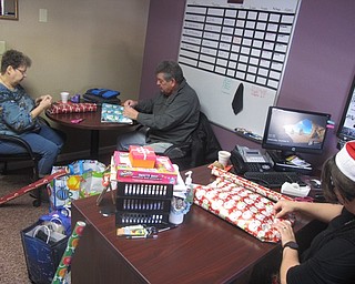 Neighbors | Zack Shively.Home Instead's "Be a Santa to a Senior" program occured on Dec. 13 and 14 and allowed for 974 seniors to receive three to four gifts each for Christmas. Groups, such as the Guardian Angels of Trumbull County, volunteered to help.