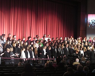 Neighbors | Zack Shively.The Boardman high school choir sang with alumni during the school's Arts and Music Celebration on Jan. 20. They sang a number of songs including "The First Noel" and the school's alma mater.