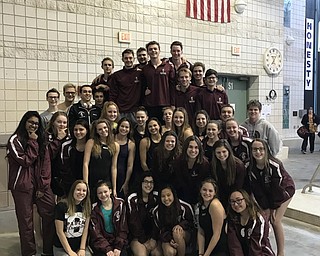 Neighbors | Submitted .The Boardman Sswim and dive team competed in the Northeast Aquatic Conference championshot at Wooster High School. The boys took first overall and the girls team placed second overall.