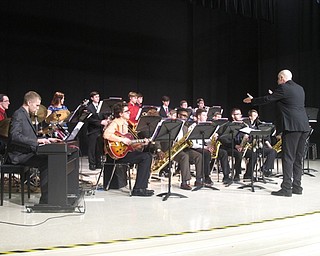 Neighbors | Zack Shively.The two high school jazz bands performed to close the night out. Both bands practice before or after school, as the school does not offer a jazz class.