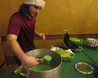 Neighbors | Zack Shively.Boardman park had a dinner and movie for the families at the "Cookies for Santa" night. They served up green Grinch waffles while playing "Dr. Seuss’ How the Grinch Stole Christmas!"