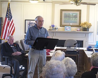 Neighbors | Zack Shively.The Poland Historical Society celebrated the 175th birthday of president William McKinley at Poland Town Hall on Jan. 29. McKinley was born in Niles and lived much of his early life in Poland. Pictured, David Smith welcomed people to the celebration.