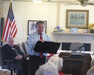 Neighbors | Zack Shively.Village Council member Sam Moffie spoke at McKinley's birthday celebration. He read a letter written by Mayor Timothy Sicafuse. Members of the historical society also spoke during the event, giving information about McKinley's life.