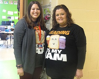 Neighbors | Zack Shively.Austintown Intermediate School teachers wore shirts that read "reading is my jam" on them to celebrate World Read Aloud Day at the school.