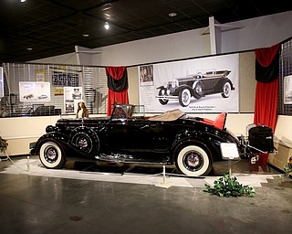 1937 Model 1507 Twelve 2/4 passenger Rumbleseat Roadster, Wednesday, Jan. 24, 2018, at the Packard Museum in Warren...(Nikos Frazier | The Vindicator)