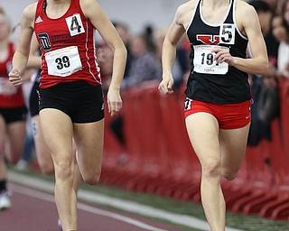 YOUNGSTOWN, OHIO - FEBRUARY 24, 2018: 2018 Horizon League Indoor Track & Field Championships-  YSU Penguins' Iva Domitrovich (191) qualifies for the women's 400m final at Watson and Tressel Training Site, YSU, Youngstown, OH.  MICHAEL G. TAYLOR | THE VINDICATOR