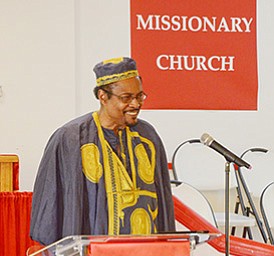 The Rev. Henry McNeil of Elizabeth Missionary Church in Youngstown speaks on the fallout from the civil-rights movement at a Black History Month event at Beulah Baptist Church on the South Side on Sunday.