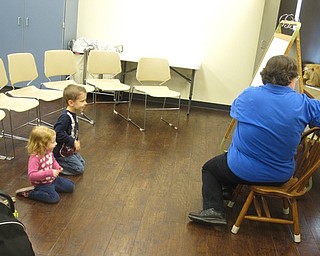 Neighbors | Zack Shively.Karen Saunders used a bedtime story theme for the Baby Brilliant: Tales and Talk for 2s and 3s. She read books and sang songs related to bedtime and sleeping.