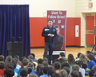 Neighbors | Zack Shively.Performer and entertainer Brian Richards gave an educational performance at Austintown Elementary School on Jan. 26. He taught the children about health and fitness.