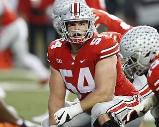 Ohio State offensive lineman Billy Price (54) plays against Illinois during a game in Columbus on Nov. 18, 2017.