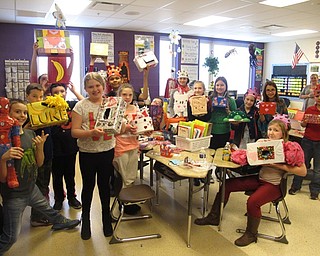 Neighbors | Zack Shively.Austintown Intermediate School had their Valentine's Day classroom parties on Feb. 15. The PTA brought snacks and drinks for the students. Pictured, Kristine Mazzella's fourth-grade class brought in boxes for their Valentine's Day gifts.