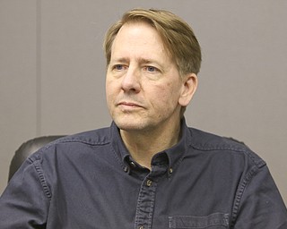 Democratic gubernatorial candidate Richard Cordray talked to The Vindicator about his campaign, saying he isn't looking for the state party to endorse his race.

Photo by Robert K. Yosay - The Vindicator.