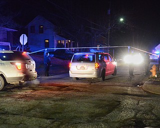 Youngstown police had a heavy presence late Saturday March 10, 2018 on Summer Street on the South Side, following reports of gunshots and an emotional crowd.  Crime scene tape blocked the intersection of Summer and Earle Avenue as police assessed the situation at a house in the 2100 block of Summer.  Witnesses reported hearing gunshots. Police assembled in the area at about 10 p.m.

Photo by Scott Williams - The Vindicator.