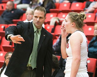  ROBERT K.YOSAY  | THE VINDICATOR..YSU Women went down to defeat against Binghamton 70-59  but not without a fight- The Penguins led by at least 10 at some point in the first half..-30-