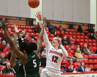  ROBERT K.YOSAY  | THE VINDICATOR..YSU Women went down to defeat against Binghamton 70-59  but not without a fight- The Penguins led by at least 10 at some point in the first half..-30-