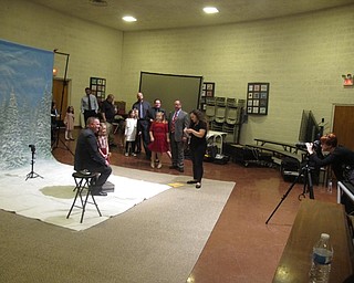 Neighbors | Zack Shively.Robert Senn Photography had an area where they took pictures of the couples at the Father Daughter Dance on Jan. 19.