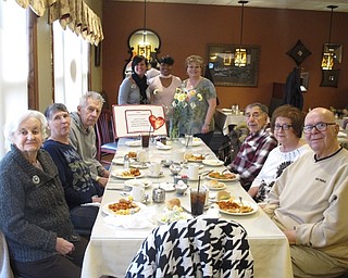 Neighbors | Zack Shively.Brookdale Austintown celebrated Random Acts of Kindess Day as a part of Brookdale's national Kindness is Ageless campaign, which is a part of their Ageless Spirit program. Pictured, from left front and moving clockwise, are residents Dorothy Dama, Helen Yash, Carl Yash, Brookdale Austintown's Executive Director Heidi Polonus, programs coordinator Vanessa Montgomery, Administrative Assistant Lisa Gonzalez, residents Robert Kamenitsa, Marilyn Reda and Joseph Reda.