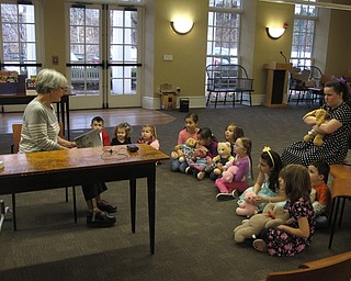 Neighbors | Zack Shively.The Teddy Bear Tea program at the Poland library featured a reading of "Andy Finds a Friend" by the author, Linda Brady Smith of New Middletown.