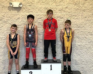 Neighbors | Submitted .Tanner Stricko took first place for Canfield in the Sectionals Tournament on Feb. 4. Stricko competed in the 67 pound weight class division.