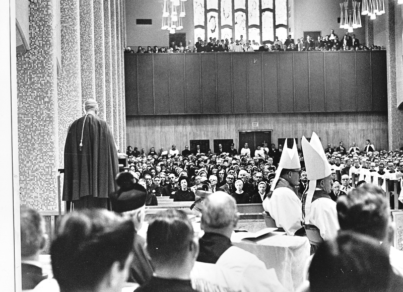 Bishop Walsh funeral March 23, 1968.